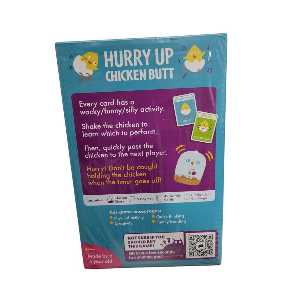 Hurry Up Chicken Butt Board Game 13126-1M5 - Picture 2 of 3